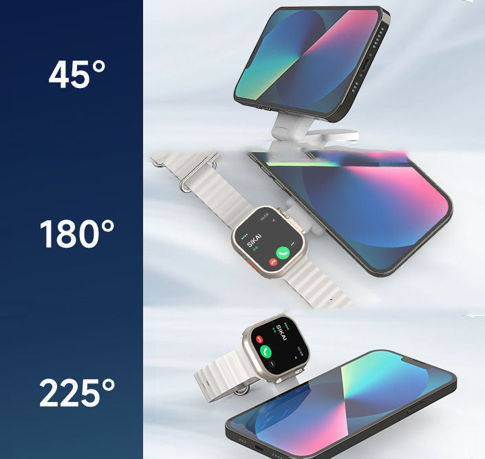 3-In-1 Foldable MagSafe Magnetic 15W Wireless Charger