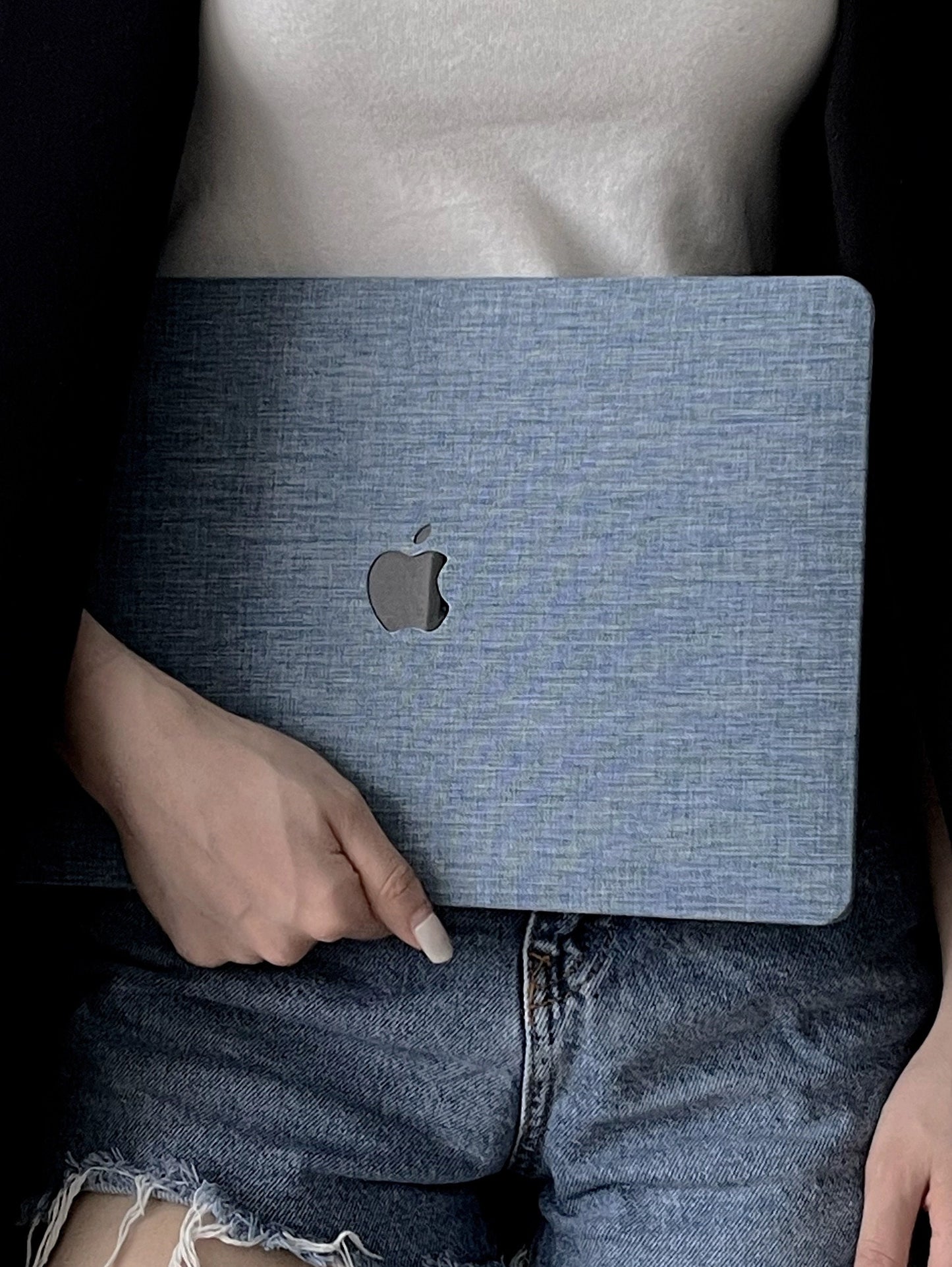 Jeans Pattern MacBook Case