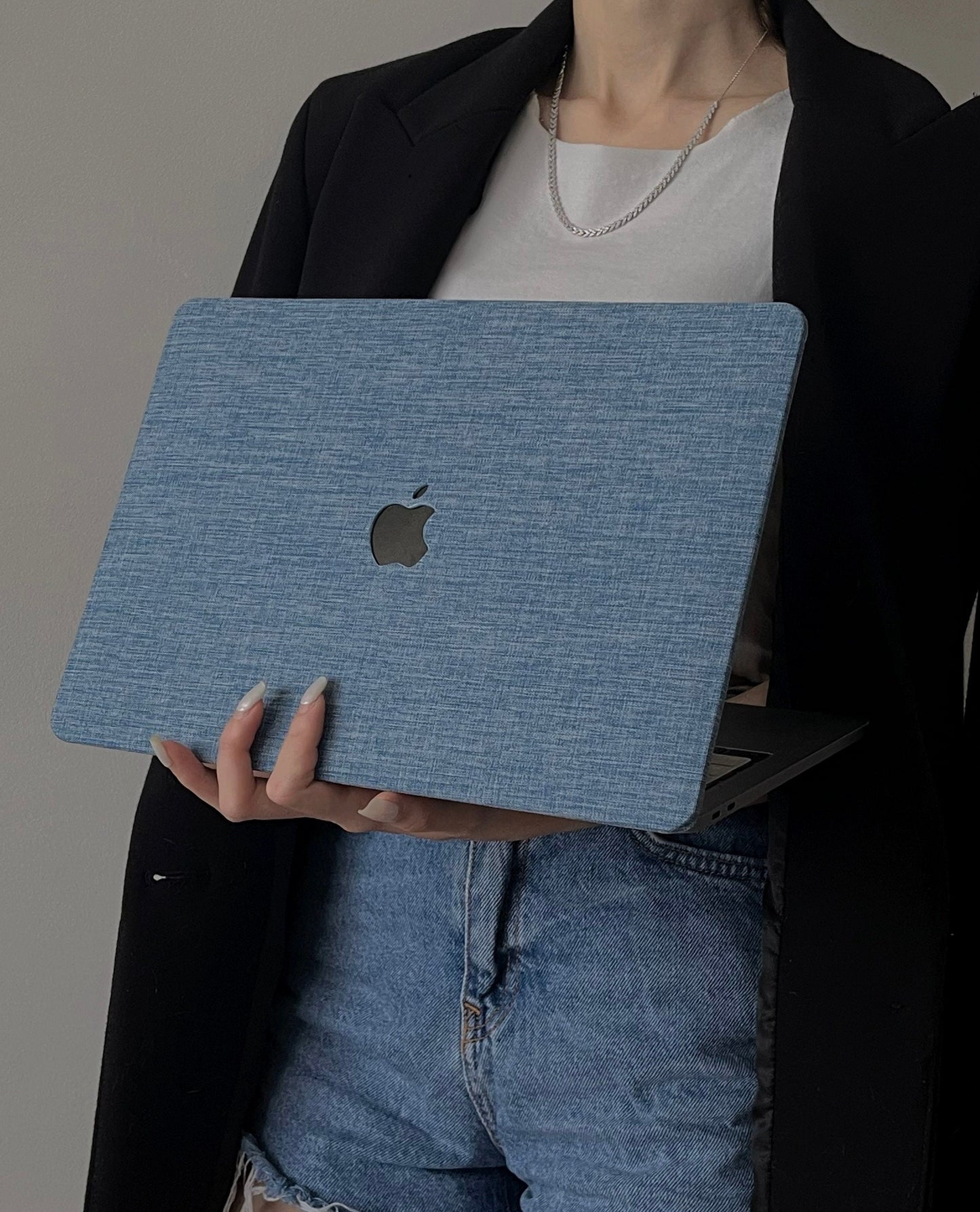 Jeans Pattern MacBook Case